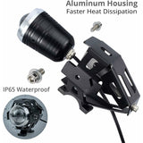 2 pcs 125W Headlight Extra LED Fog Light Motorbike Spotlight 1200Lm U5 Waterproof V1188-MS-227-0776
