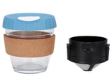 Reusable Drip Coffee Tea Holders Funnel Dripper Portable Stainless Steel Coffee FilterBlue V1294-YM0901-3118200171912