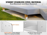 152.4x152.4 Post Base, 10Pcs Stainless Steel Post Anchor Bracket, V952-BBLZDZ6X6INCJSW8JV0