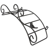 Garden Hose Holder Black Multifunction Antique Style Bird Brackets Water Pipe Storage V1294-YM0523-3111210364411