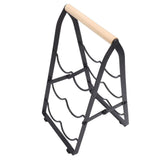 Desktop Wine Rack 3 Tier Tabletop Wine Holder Foldable Wine Bottle Stand Organizer for Bar Home V1294-YM0901-3118250190311