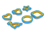 Sandwich Cutter Prevent Slip Rust Proof Cartoon Bread Press Mold for Pancake Rice Cheese Fruits 6pcs V1294-YM0626-3118220341011