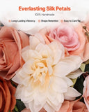 VEVOR Artificial Wedding Arch Flowers Kit Orange With 2 Pcs Flowers 3 Pcs Drapes V952-HLGMHTJ5JTCSI16LQV0
