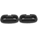 Black Plastic Cup Holder Tray for Chairs, Sturdy and Convenient Home Use 2Pcs V1369-AZ3-W-20855