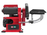 Belt Sander 4" x 36", Disc Combo Sander 6",Electric Adjustable Bench Belt Sander 375W,Grinder Bench V952-SGJXCSDJ000000001V3