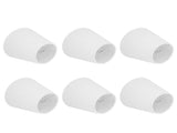 6Pcs White Fabric Lampshade Kit Modern Minimalist Lampshade for Candelabra Floor Table Chandelier V1294-YM0715-3119220085511