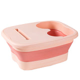 Foldable Foot Soak Tub TPE Collapsible Deep Tub with Lid for Heat Retention, Foot Massage, V1232-ZTZYP003
