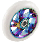 2Pcs 110mm Scooter Wheels Replacement Aluminum Wear- PU Stunt Scooter Parts Kick Scooter A2Xk14064 V1366-AZ2-W-21717