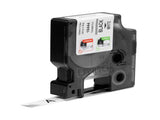 DYMO Rhino Industrial Vinyl Label, 12mm, Black Text on White Vinyl V1202-V1-DYMDY-SD18444