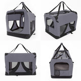 Portable Soft Dog Cage Crate Carrier XL GREY V274-PET-3002XL-GY