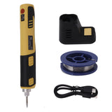 Portable Cordless Soldering Iron Kit Cordless Soldering Iron with Rechargeable Lithium Ion Battery V1294-YM0521-3114230047911