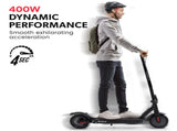 VALK Synergy 5 Electric Scooter, 400W, AU Compliant, Motorised eScooter for Adults, Black V219-TRNESCVAS5K