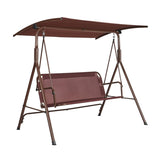 VEVOR 3-Person Patio Swing Chair, Outdoor Patio Swing with Adjustable Canopy, Porch Swing with V952-TJQQ68INX44IRJNFTV0