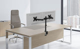 360 Degree Rotation Dual LCD LED Monitor Desk Mount Stand Fits 2 Screens Up to 27" V178-34133