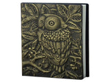 3D Carving Owl Embossed Notebook Journal Notepad Travel Diary Planner Sketchbook V1192-AZ-W-23286