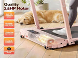 Everfit 3 in 1 Walking Pad Treadmill 12% Incline Under Desk Treadmills for Home Gym With 38cm Wide TMILL-380H-2INC-PK