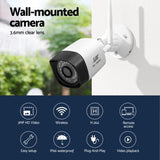 UL-tech 3MP Wireless CCTV 8CH 8 Square Camera CCTV-WF-HF230446-8C-8S