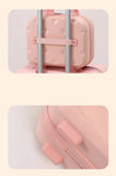 Sky Blue 14-inch Mini Handheld Luggage Case - Stylish Makeup and Storage Box with ABS Shell V888-ELOSUNG15990