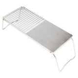 Grill Stand Multifunctional Folding Stainless Steel Outdoor Kitchen Stand for BBQ Grilling Camping V1294-YM0523-3111220000411