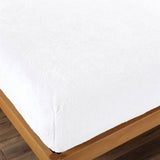 Ramesses Teddy Fleece Fitted Sheet Combo Set White Single V442-KIT-FITTEDSS-TEDDYFLEECE-WHITE-SB