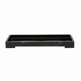2X Vanity Tray Black Bathroom Vanity Countertops Toilet Tank Storage Tray,Home Marble Stone Vanity V1366-AZ2-W-15778