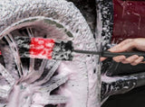 Ergonomic Car Wash Brush PP Material Sturdy Assembly 2Pcs V1366-AZ2-W-13623