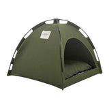 Foldable Pet Tent Portable Indoor Outdoor Breathable Mesh Travel Cage for Dogs Cats Small Animals V1366-AZ2-W-14910
