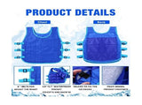 2 Pcs Cooling Vest With 48 Pcs Ice Pack Adjustable Ice Vest for Men Women Hot Weather Working V1369-AZ3-W-08301