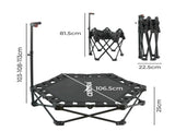 Centra 42 inch Foldable Fitness Trampoline Exercise SP1067-40-AU