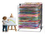 Art Drying Rack 50 Removable Shelves Painting Drying Rack for Classroom V952-JSYSGZJHSTGL8R5FMV0
