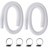 Pool Hose, 2 pcs 32 mm hose for above ground pool, 150 cm pool pump hose for Intex 330 GPH, 530 GPH V1237-ZY-203-1961