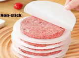 1500pcs Hamburger Patty Paper, 4.5IN Non-Stick Wax Papers, Round Parchment Paper, Food-Grade Burger V1259-DP01-A-3213