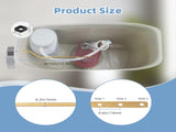 2 Pack Large 3-Inch Toilet Flapper with Toilet Handle Replacement Compatible with TOTO THU068CP V1258-DP02-C-828