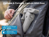 Devanti 3-Axis Handheld Gimbal Stabilizer for Smartphone & Tripod AI Tracking Fill Light PSL-L7PRO-360-GY