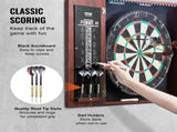 Dartboard and Cabinet Set Official Size Complete Accessory Steel Tip Dart V952-MJTZZXBSKJLEY5IZIV9