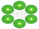 4-1/2" Tile Cutting Disc for Angle Grinder, Porcelain/Glass/Ceramic//Marble, 7/8" Arbor-6 Pack V1192-AZ-W-20914