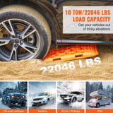 2PCS Traction Boards with PP for Mud Snow Sand Storage Bag Short Orange V952-QCTKBZBS2JZDKR8OUV0