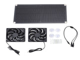 Solar Panel Exhaust Kit 10W Monocrystalline Silent Automatic Charging Solar Panel Powered Vent V1294-YM0901-3111240175511