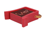 LED Humidification Fan Portable USB Charging Cooling Fan for Living Room Dinning RoomRed V1294-YM0901-3113210070211