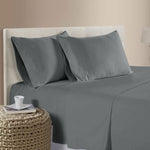 400TC Bamboo Cotton Sheet Set Pewter Queen V442-ATX-SHEETS-400TCBAMBOO-PEWTER-QS