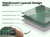 Artiss 3D Peel and Stick Wall Tiles Self Adhesive LinearGrid Backsplash 10 Sheets, Green PST-546-GN