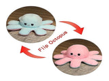 Double-sided blue octopus plush toy, large plush octopus pillow toy blue - Perfect 90cm-max V1237-ZY-203-3581