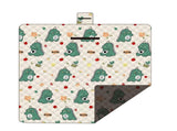 Waterproof Foldable Picnic Blanket with Dinosaur Print - 200x200cm V888-ELOSUNG25116