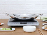 Stainless Steel Wok for Kitchen Practical Design Easy to Operate V1370-AZ4-20574