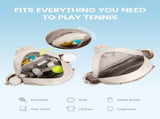 Tennis Bag, Quilted Tennis Sling Crossbody Backpack, Water Resistant Tennis Racket Bags for Women V1258-DP02-WO-366