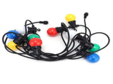 G50 Bulb String Light 5M 10LED Colorful Hanging RGB Globe Lights for Outdoor Courtyard Garden V1294-YM0901-3119210131312