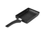 Tamagoyaki Rectangular Non-Stick Saucepan, Black Plastic Handle Omelet Frying Pan V1263-JX-2975