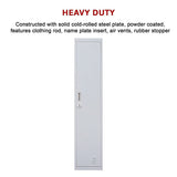 One-Door Office Gym Shed Clothing Locker Cabinet V63-832341