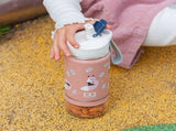 Monbento Twisty Kids Water Bottle with Snack Container- Fox V398-MB-27274081