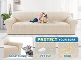 Sofa Cover 1 Piece Stretch Sofa Slipcovers Non Slip Sofa Cover with Elastic Bottom Washable for V1258-DP02-F-658